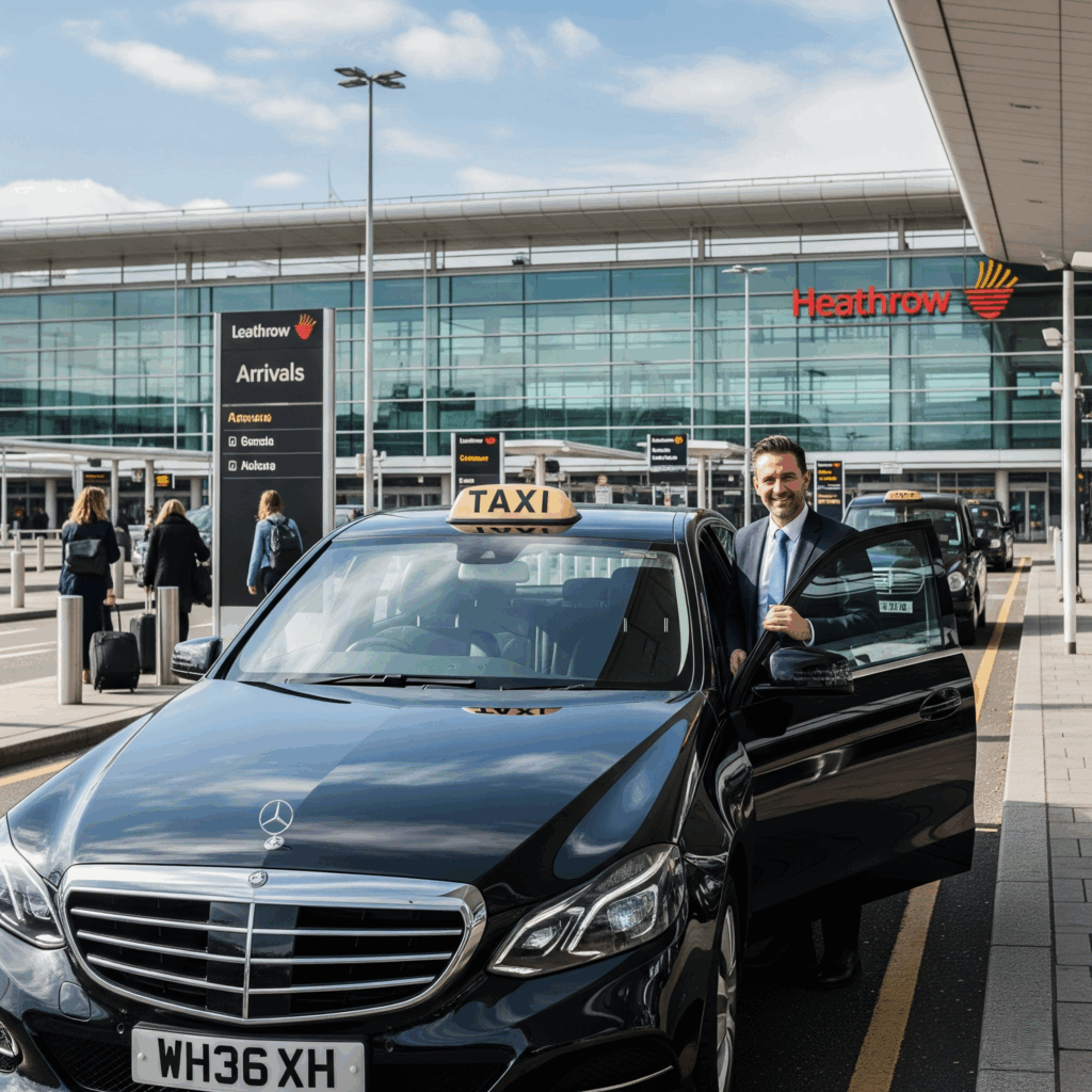 Your Stress-Free Airport Transfer from Brockenhurst: A Complete Guide 2 A professional driver ready for an airport transfer from King Taxi Brockenhurst in a clean taxi.